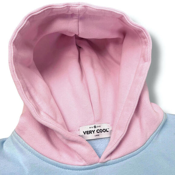 The Bubblegum “Very Cool” Hoodie Puffed Print Colorful Childish Barbie Size L - Picture 3 of 9